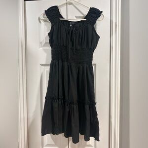 Black babydoll dress